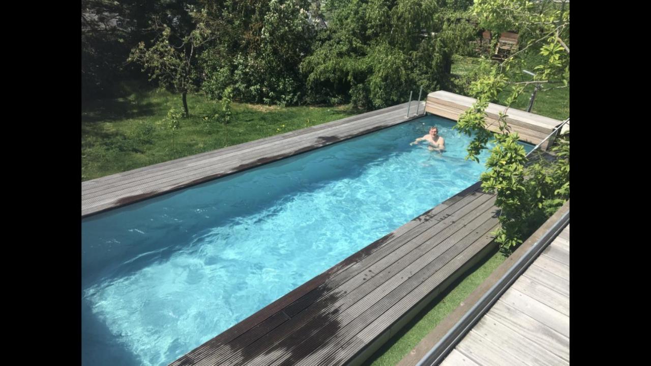 Ferienwohnung Apartment Doppelzimmer In Der Villa Naturpark Rheinblick, Ruhig, Aussicht, Pool Koblenz  Bagian luar foto